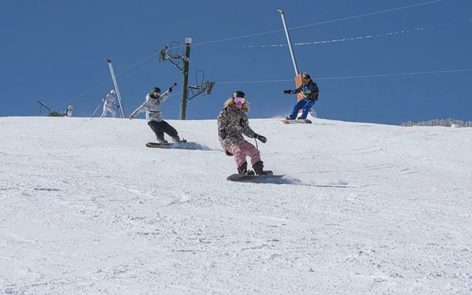 Snowboard o esquí
