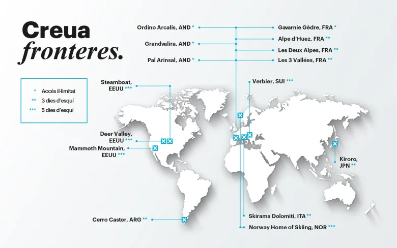 Advantages map 2025-26 - Grandvalira