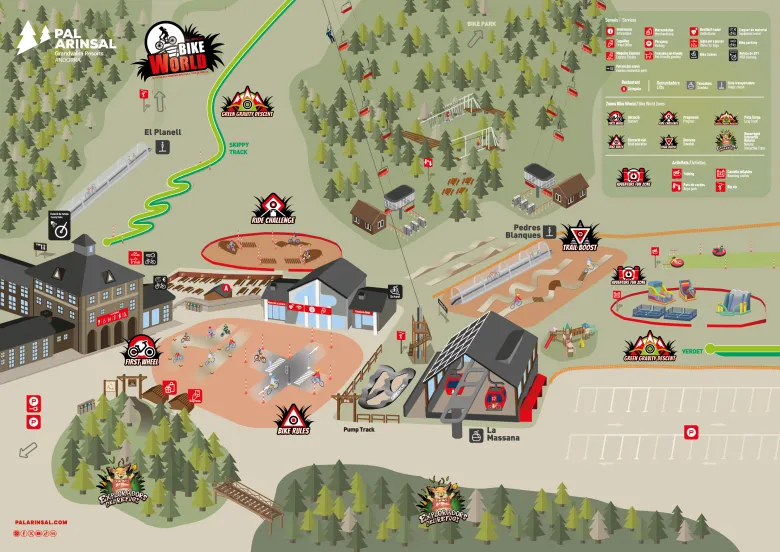 Mapa Bike World Pal Arinsal