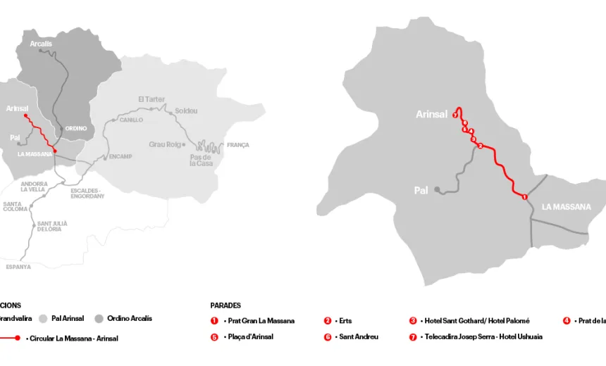 Ski Bus Grandvalira Resorts