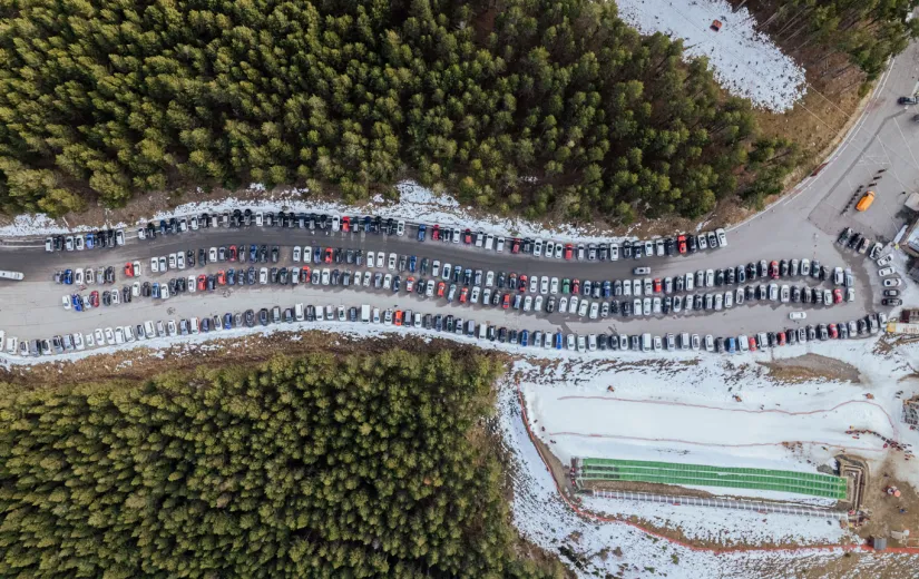 Aparcament Arinsal.