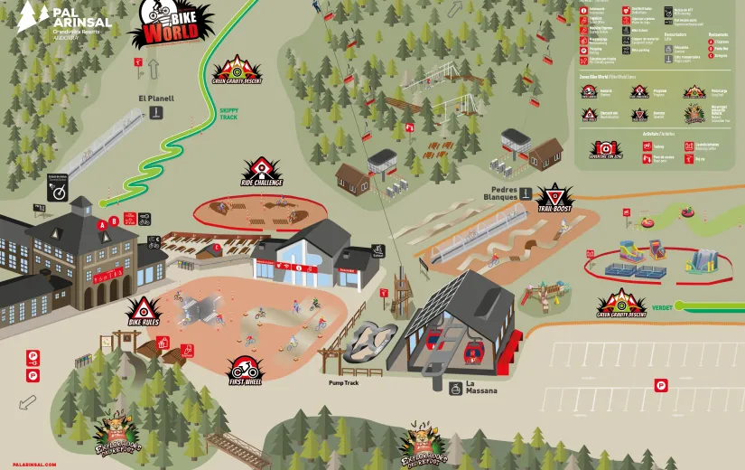Bike world Map