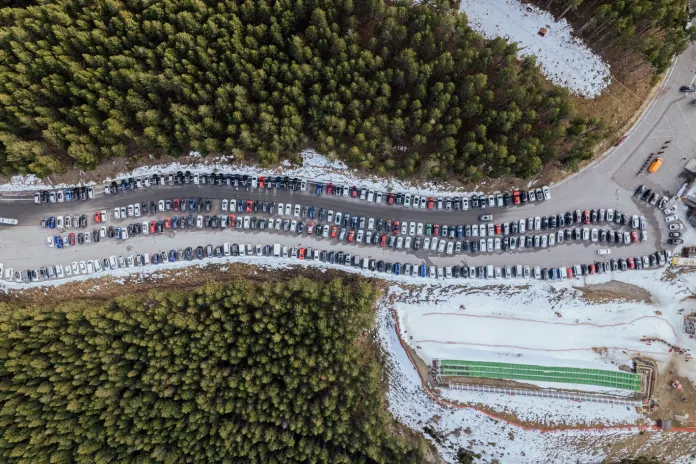 Aparcament Arinsal.