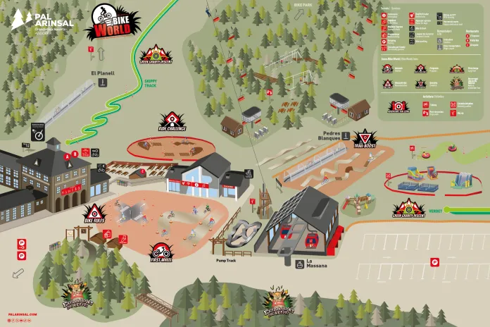 Bike world Map