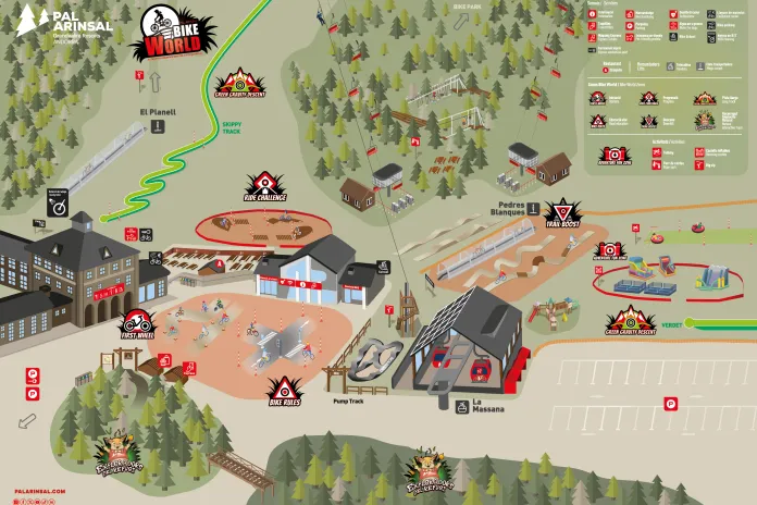 Mapa Bike World Pal Arinsal