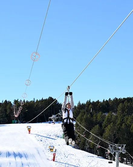 Tirolina Big Zip a Pal Arinsal