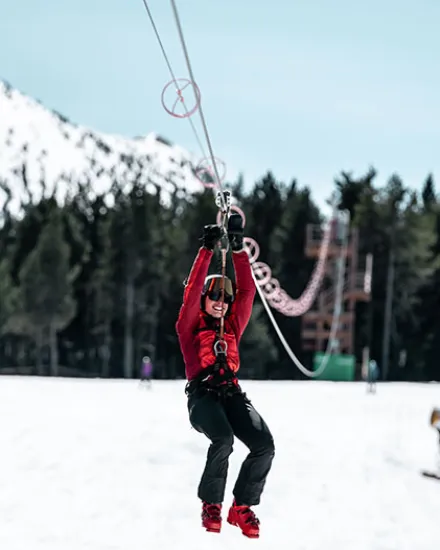 Tirolina Big Zip a Pal Arinsal